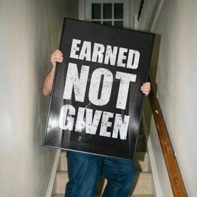 Earned Not Given Mockup