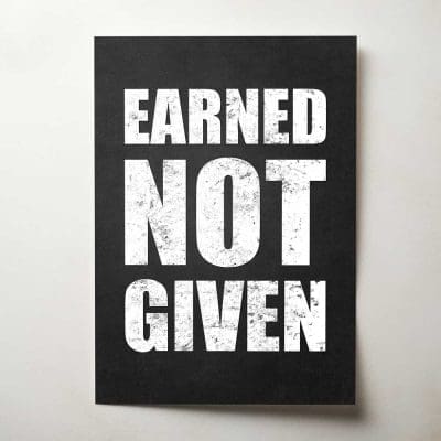 Earned Not Given Thumbnail
